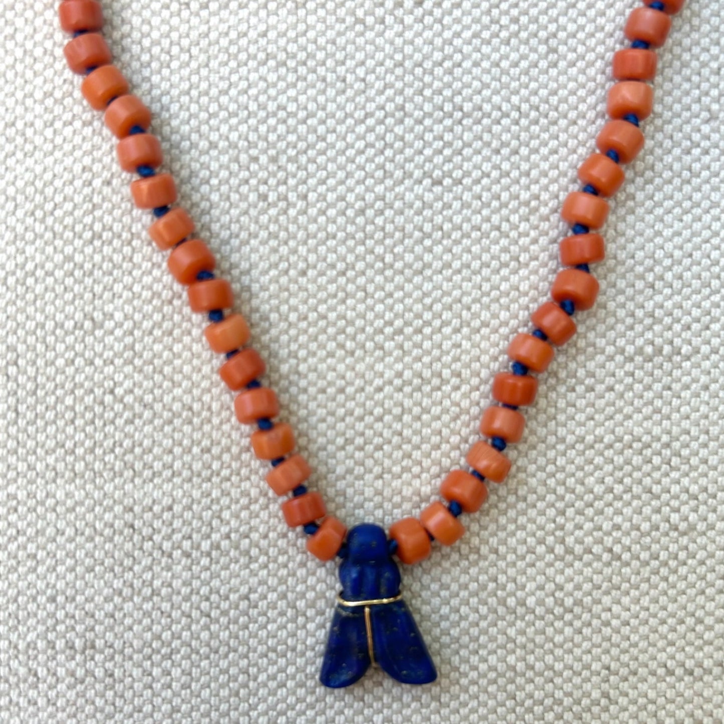 Lapis Coral Necklace