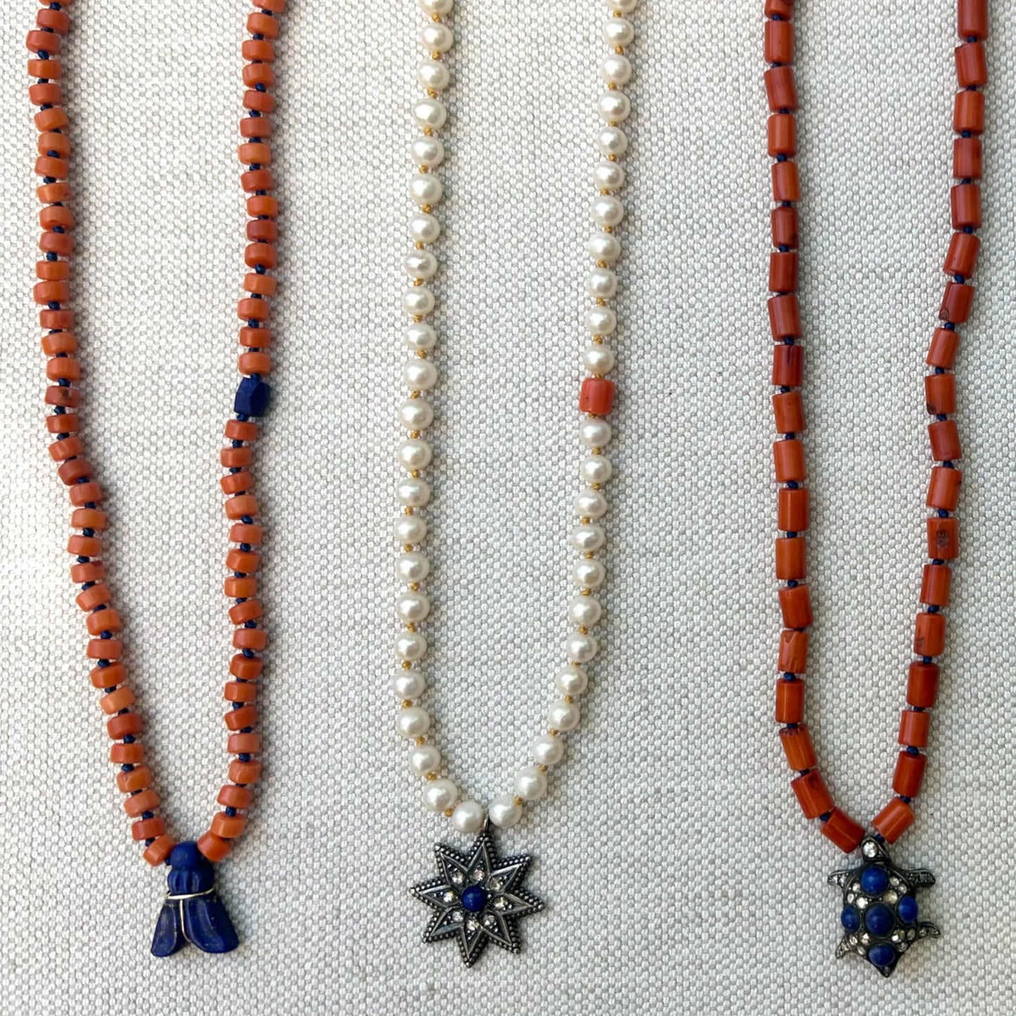 Lapis Coral Necklace