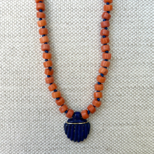 Lapis Coral Necklace