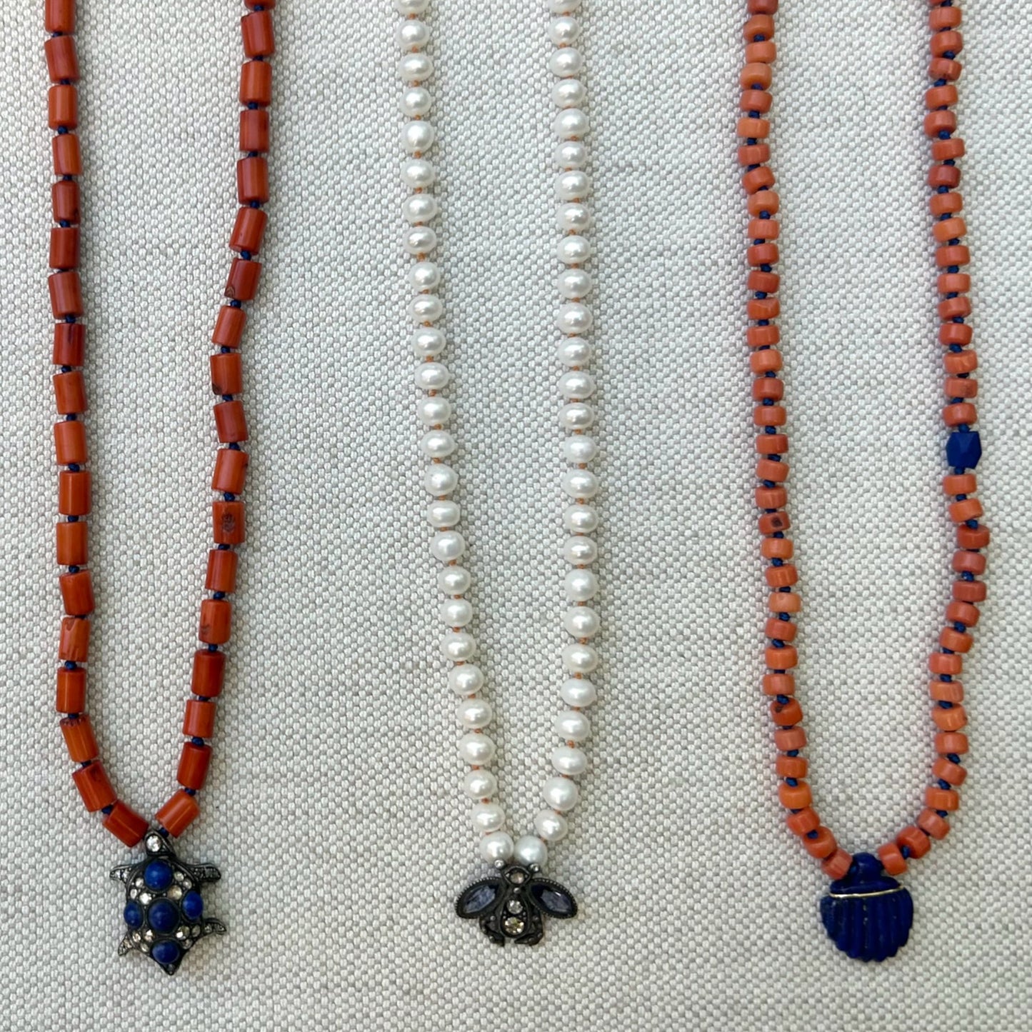 Lapis Coral Necklace