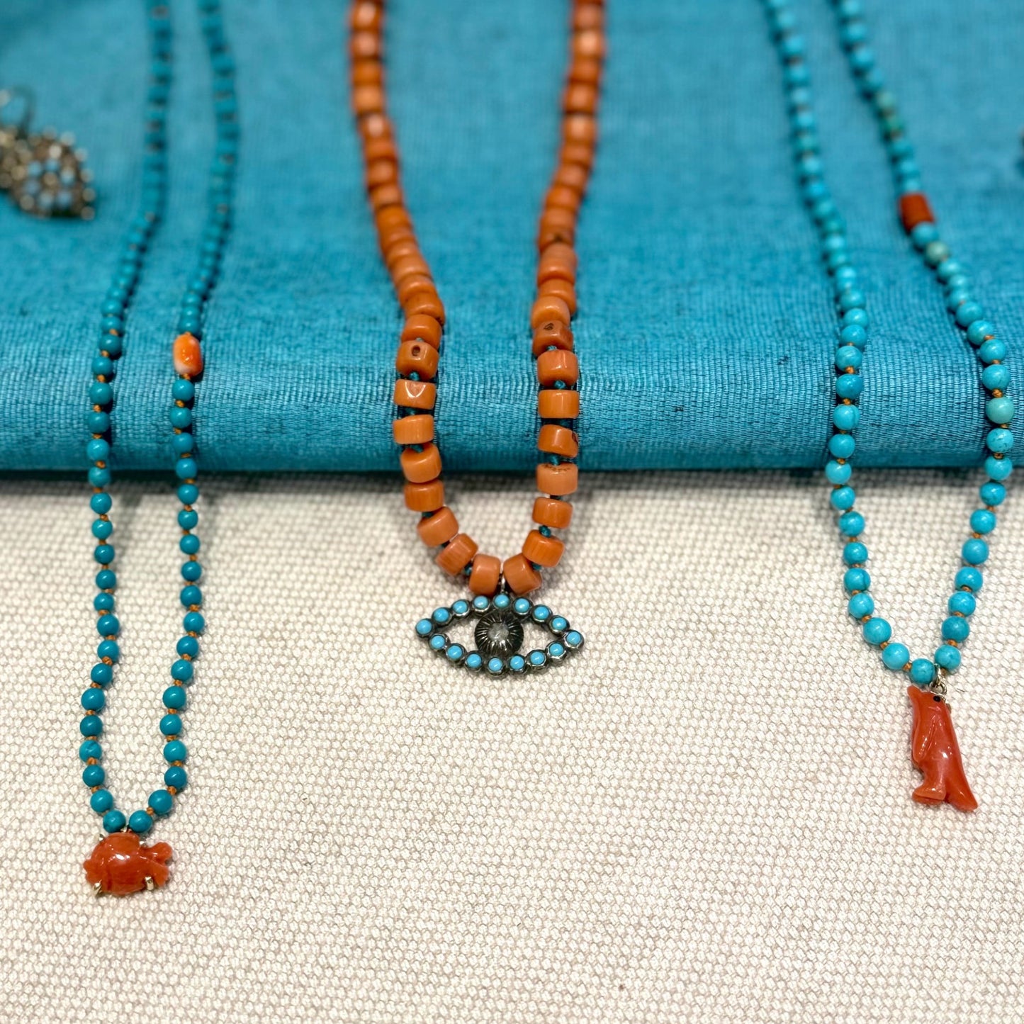 Turquoise Coral Necklace