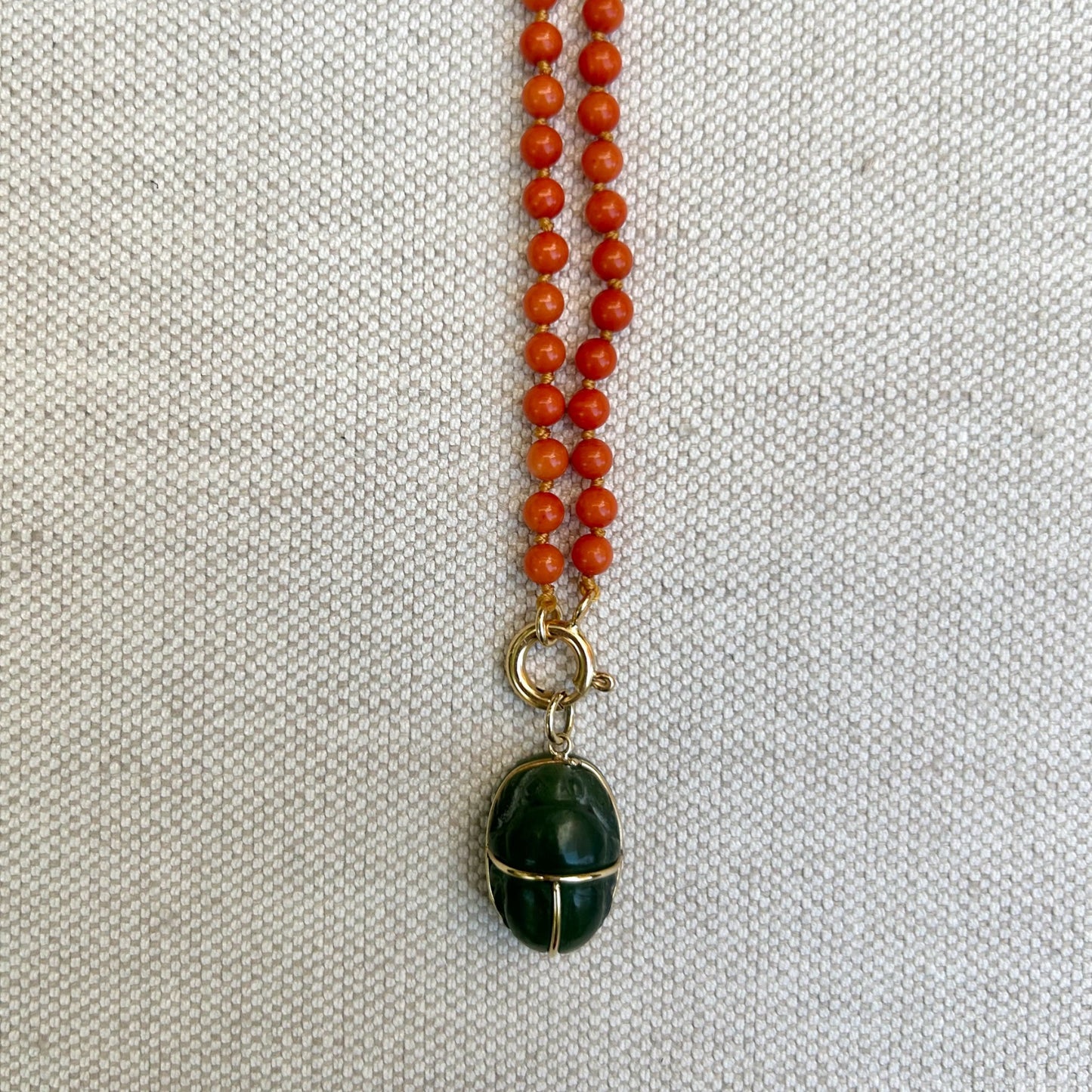 Jade Coral Necklace