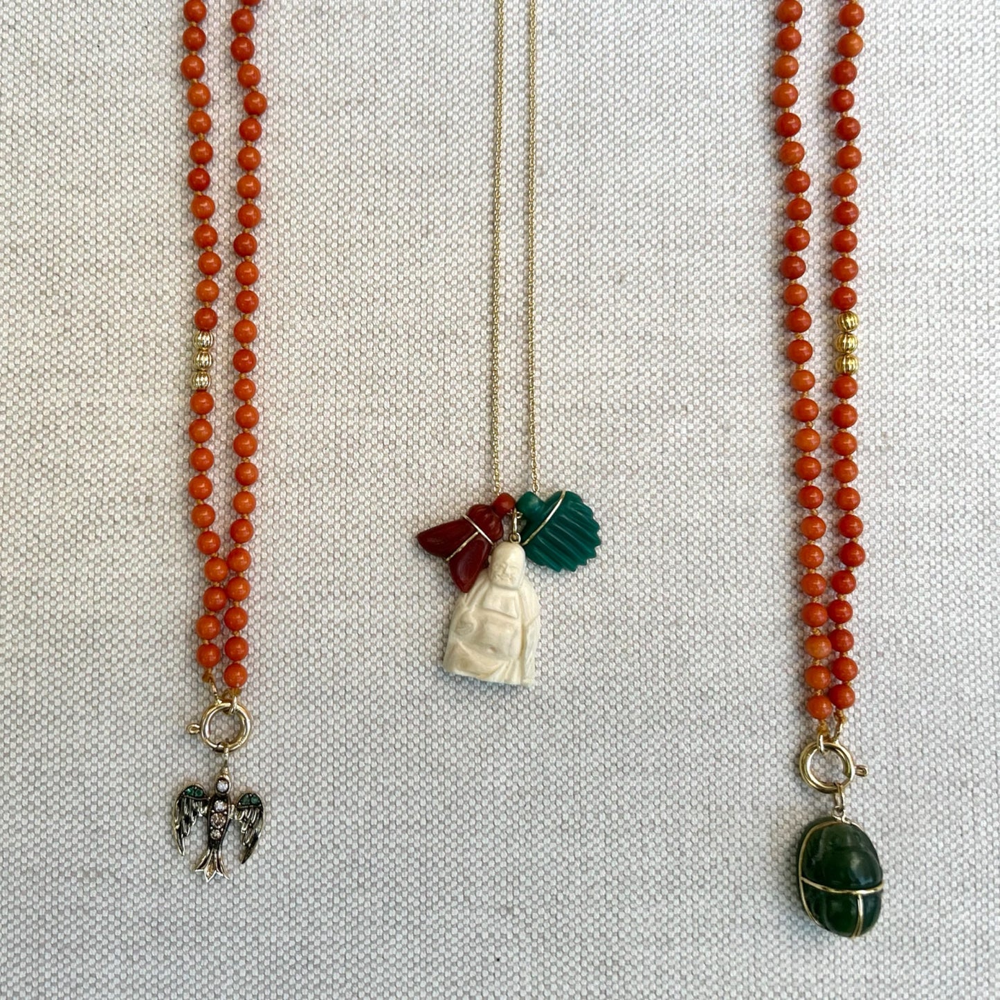 Jade Coral Necklace