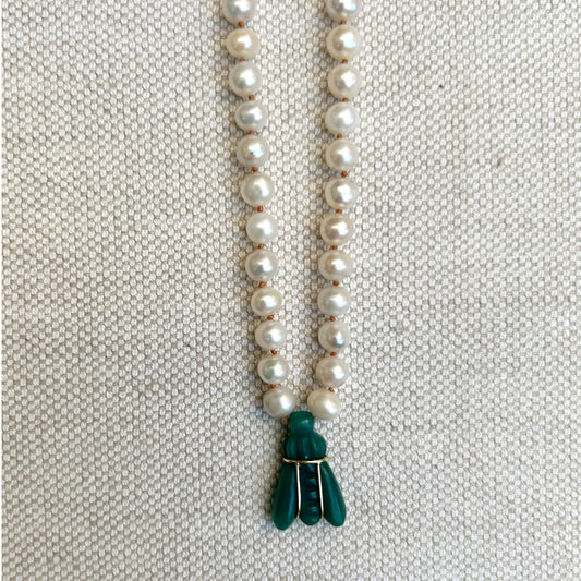 Jade Pearl Necklace