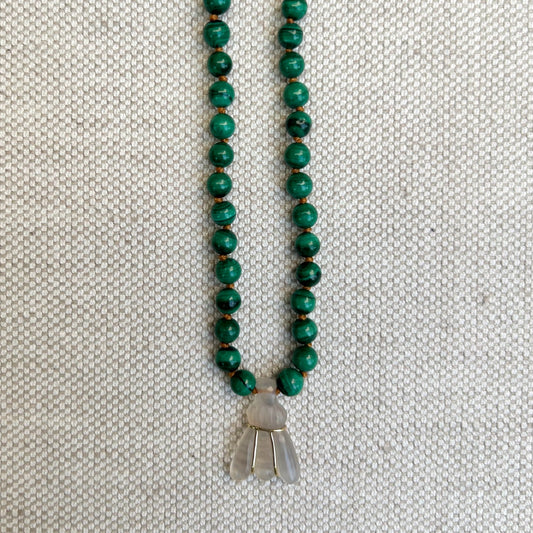 Malachite Quartz Necklace