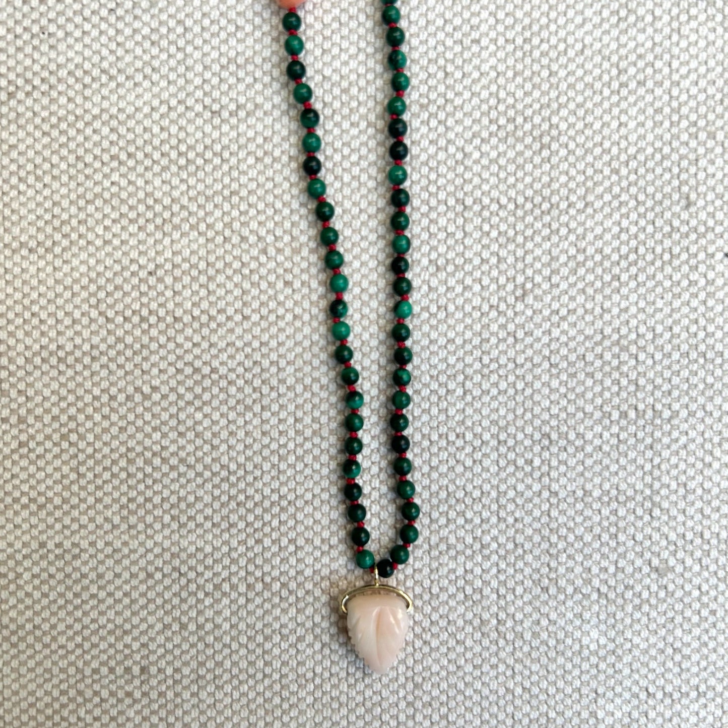 Malachite Coral Necklace