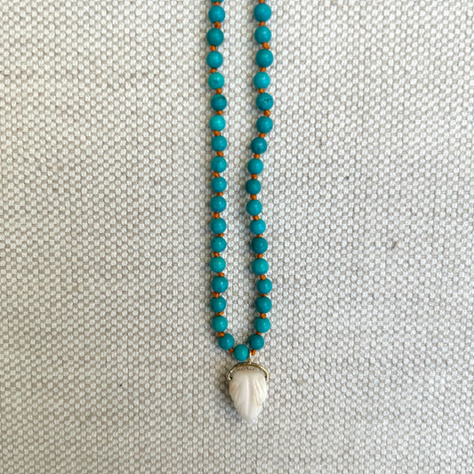 Turquoise Coral Necklace