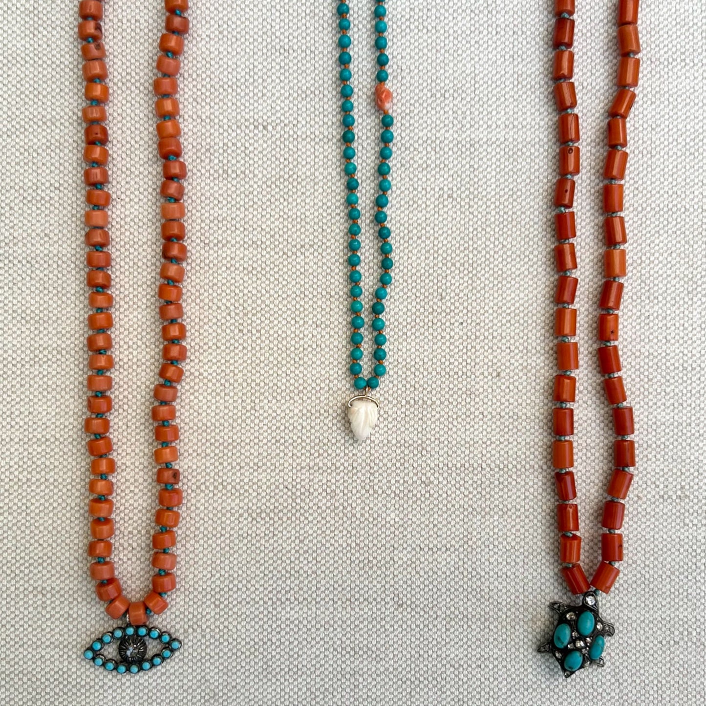 Turquoise Coral Necklace